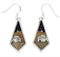 Native American Pueblo Village Design Multicolor Earrings FX31333